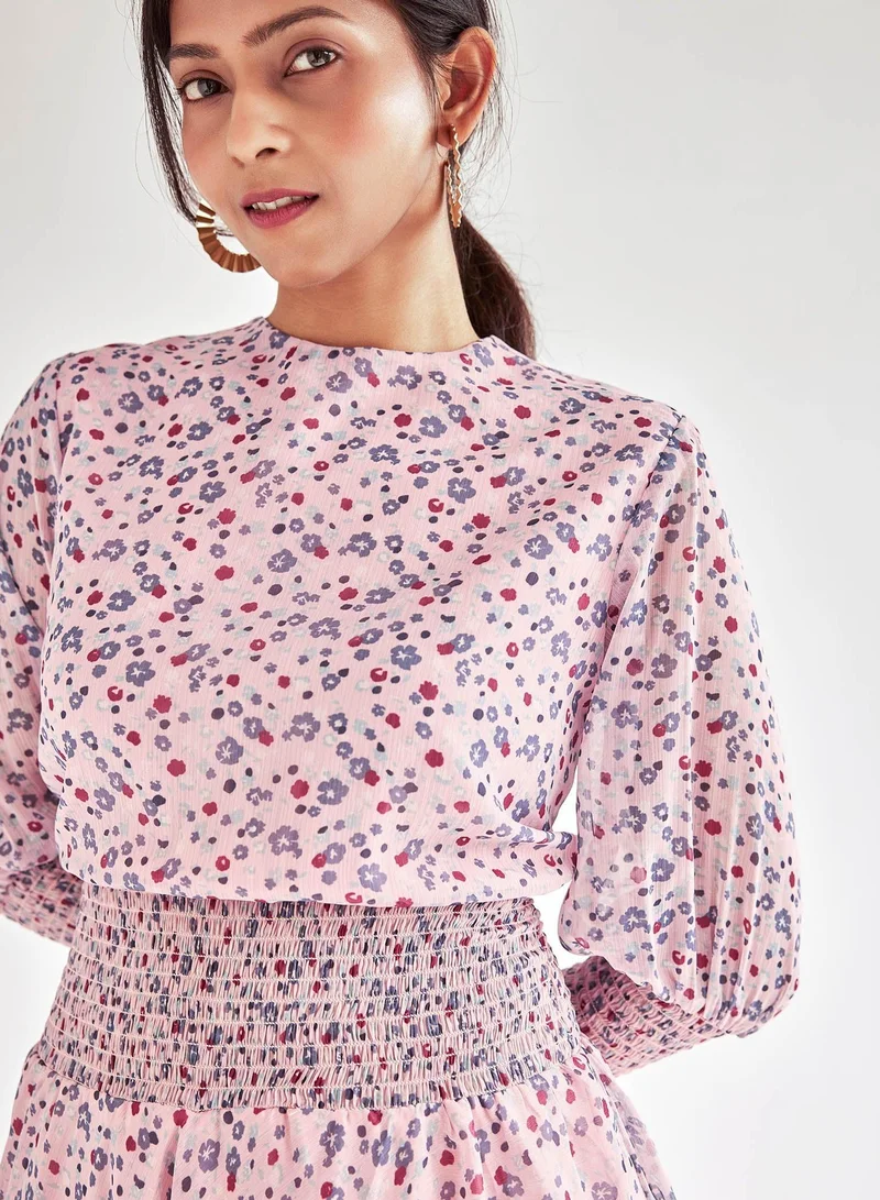 ذا ليبل لايف ميدي جورجيت مطرز بالزهور